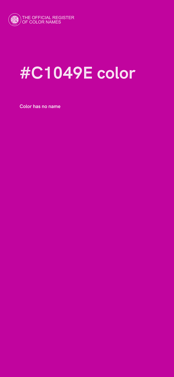 #C1049E color image