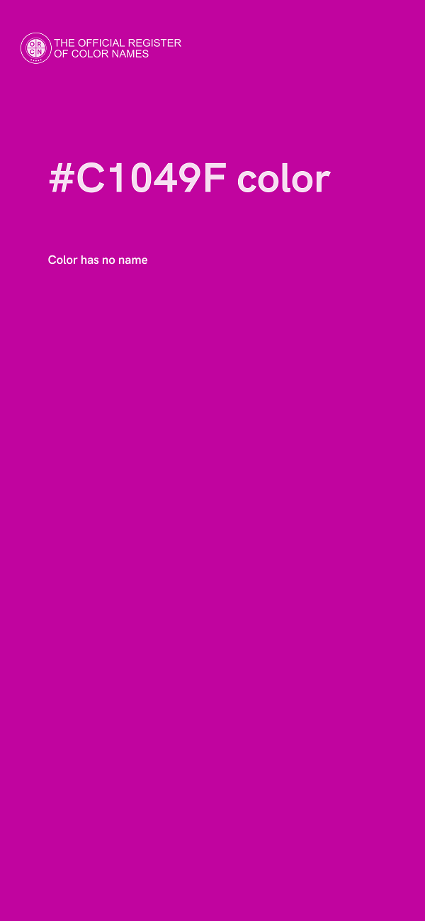 #C1049F color image