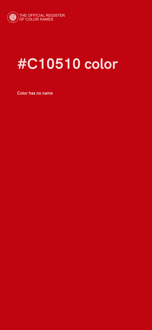 #C10510 color image