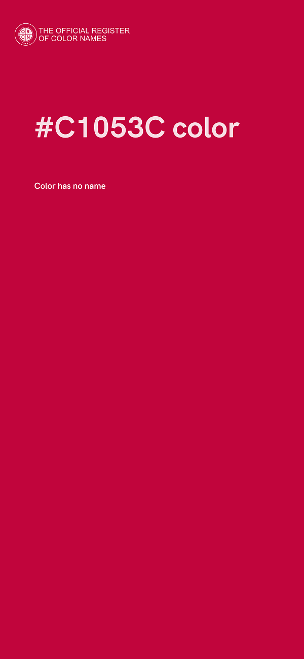 #C1053C color image