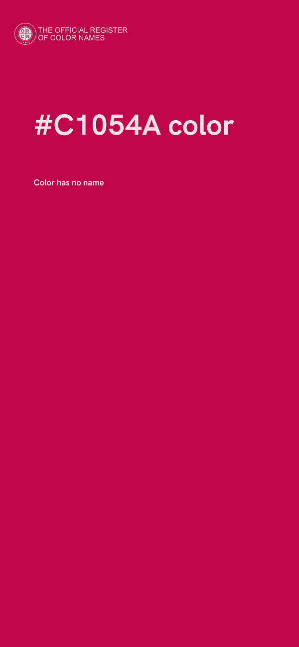 #C1054A color image