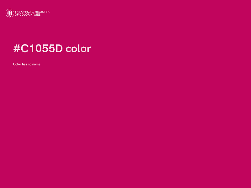 #C1055D color image