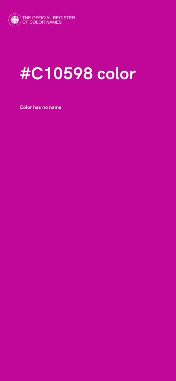#C10598 color image