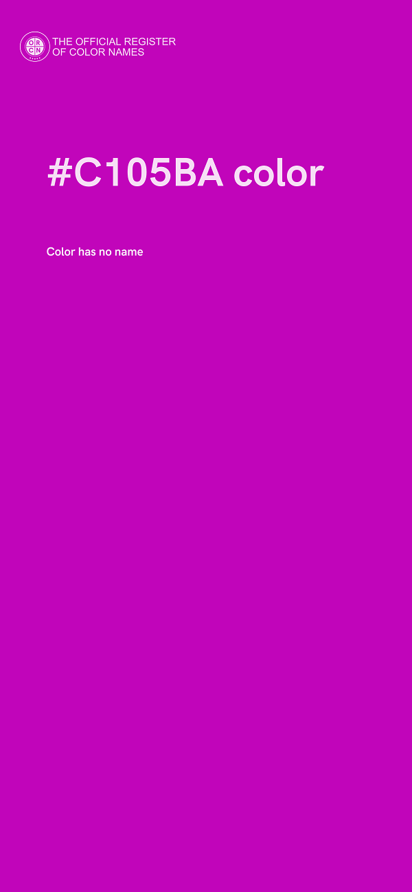 #C105BA color image