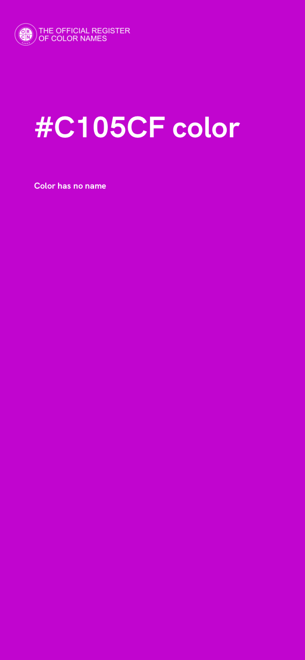 #C105CF color image