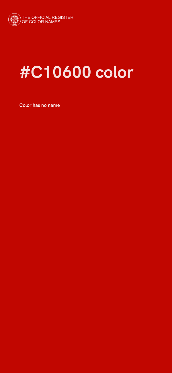 #C10600 color image