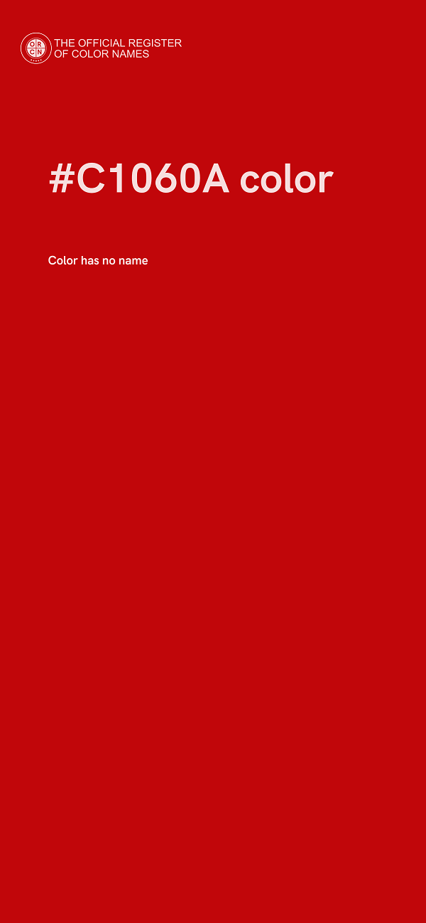 #C1060A color image