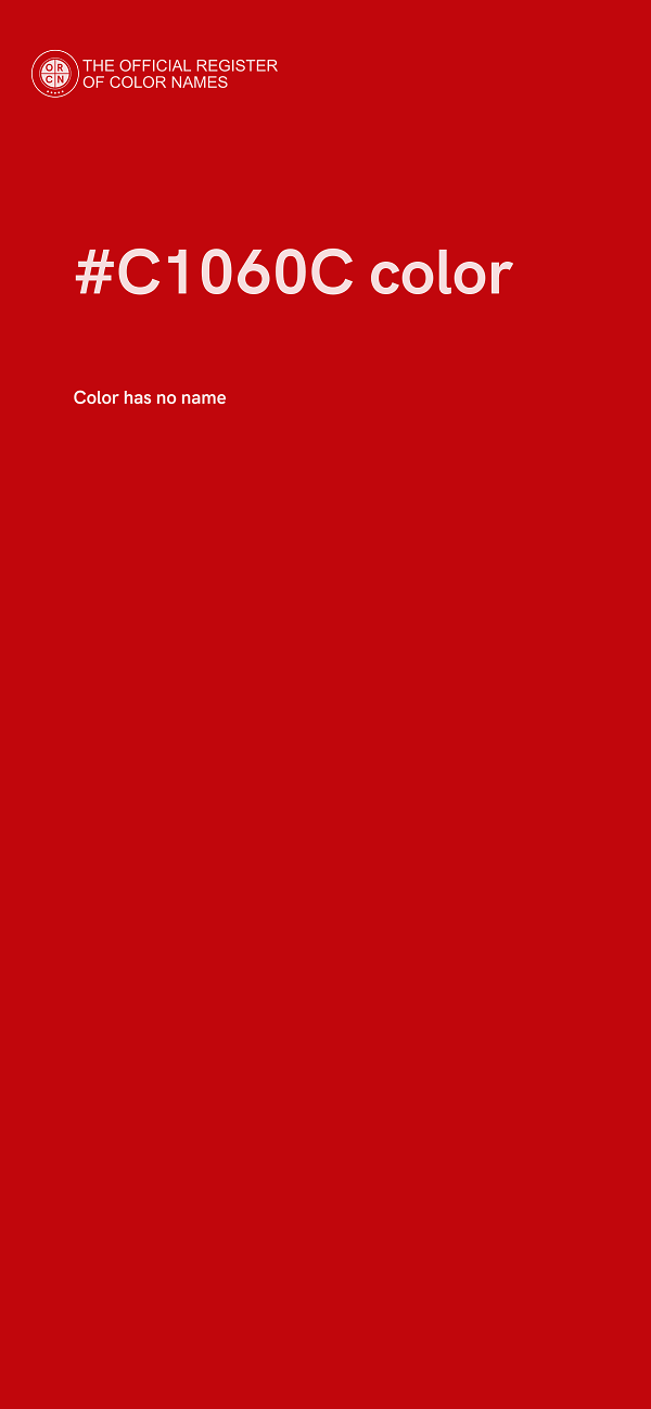 #C1060C color image