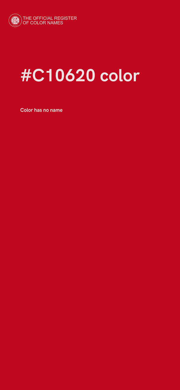 #C10620 color image