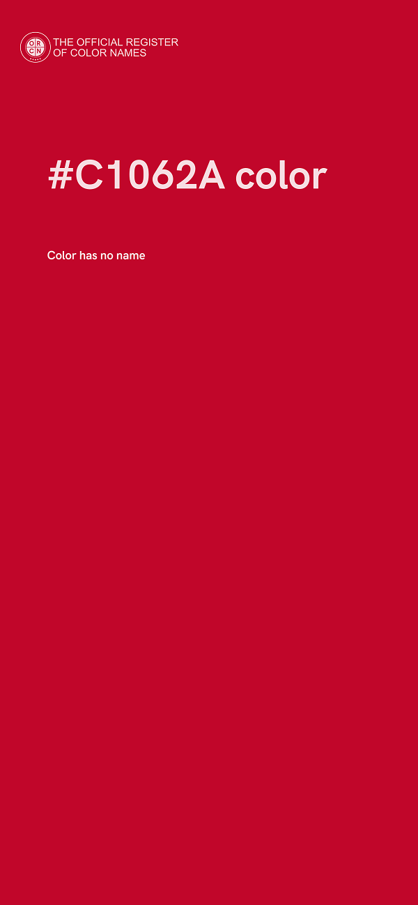 #C1062A color image