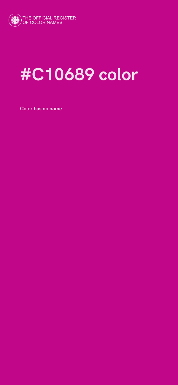 #C10689 color image