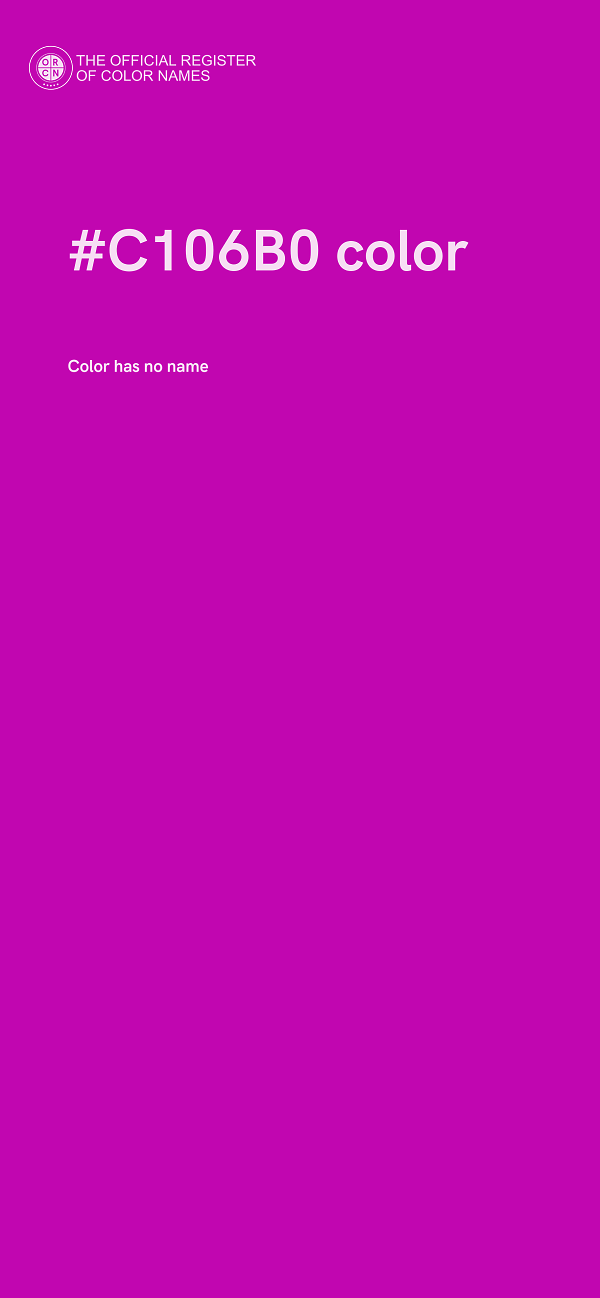 #C106B0 color image