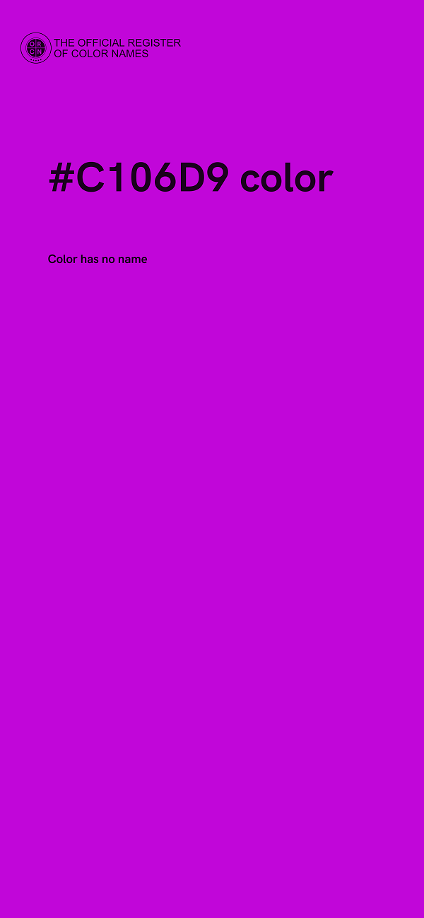 #C106D9 color image