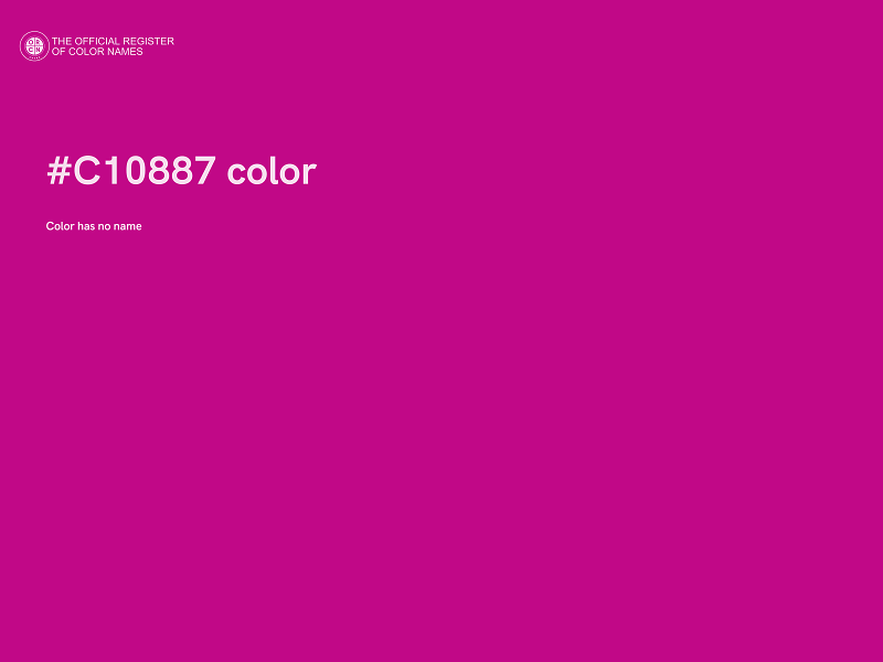 #C10887 color image