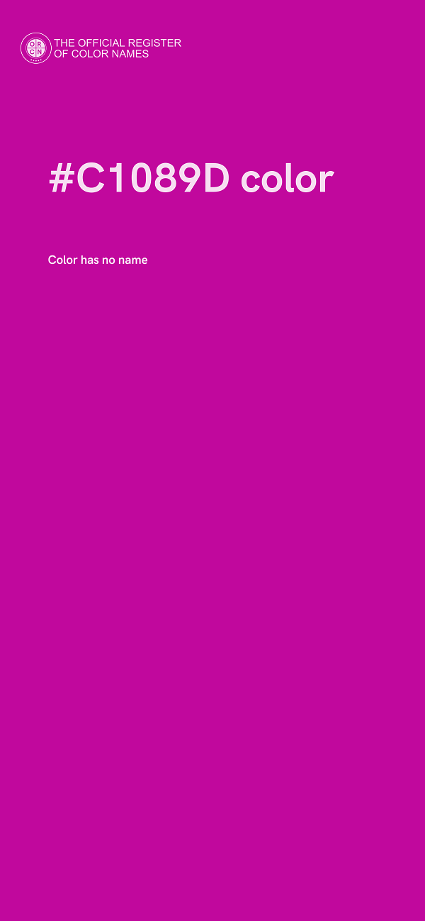 #C1089D color image