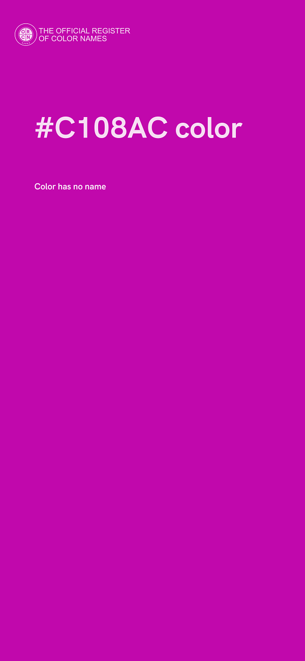 #C108AC color image