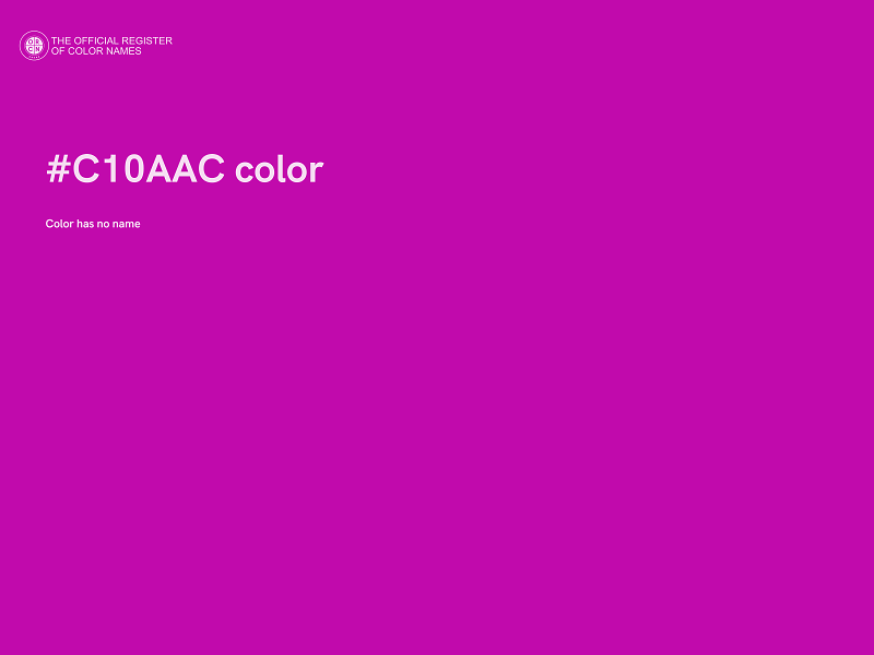 #C10AAC color image