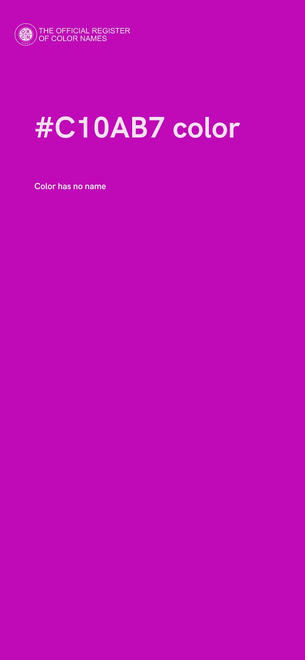 #C10AB7 color image