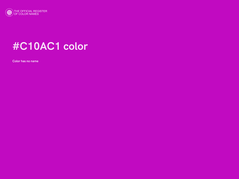 #C10AC1 color image