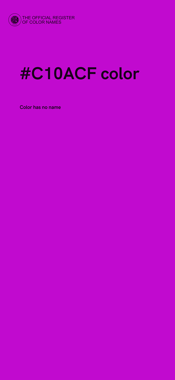#C10ACF color image