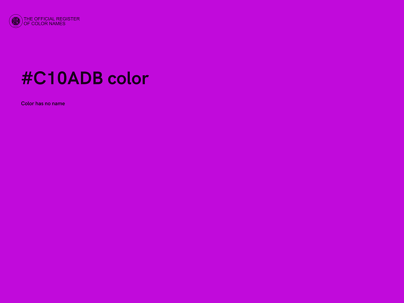 #C10ADB color image