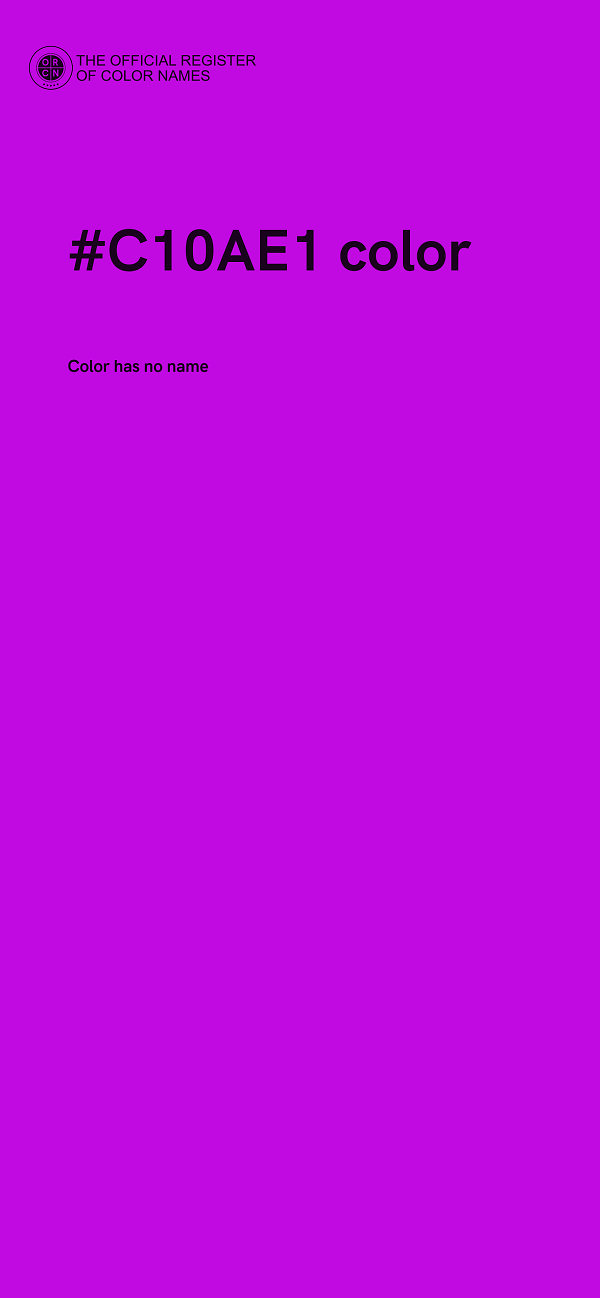 #C10AE1 color image