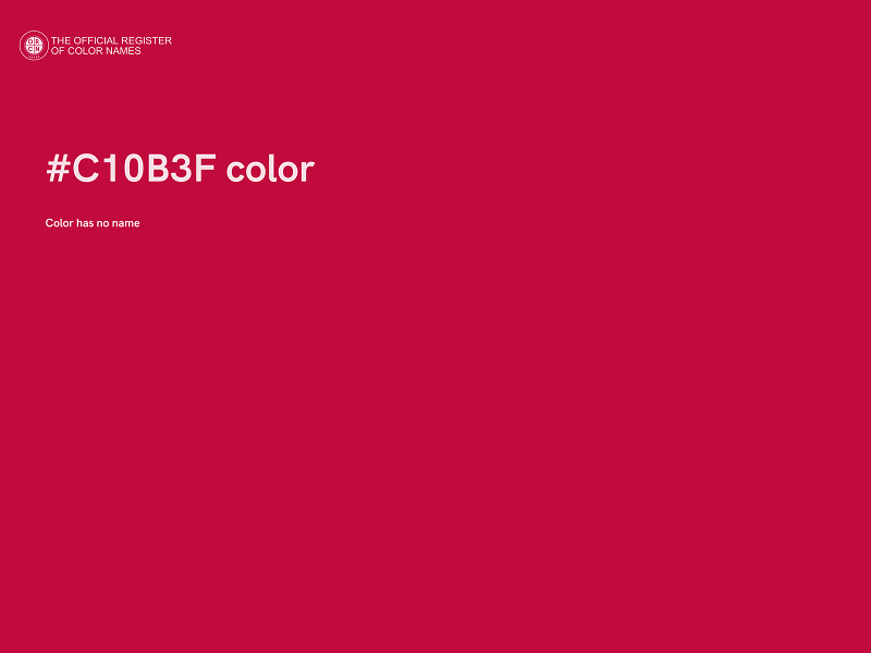 #C10B3F color image