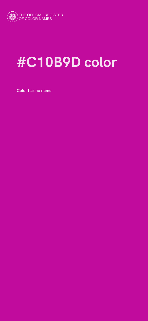 #C10B9D color image