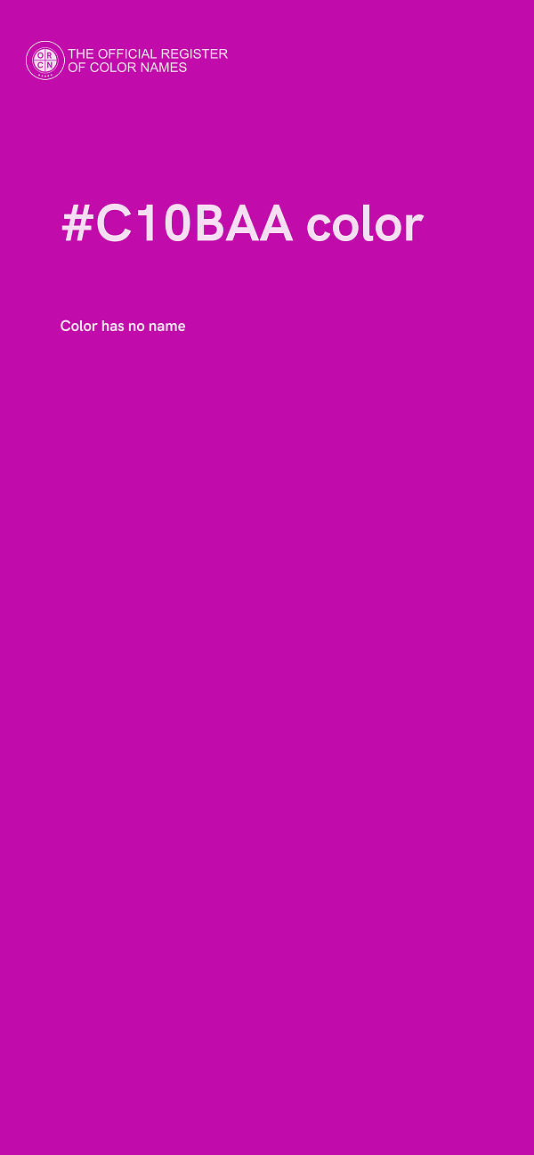 #C10BAA color image