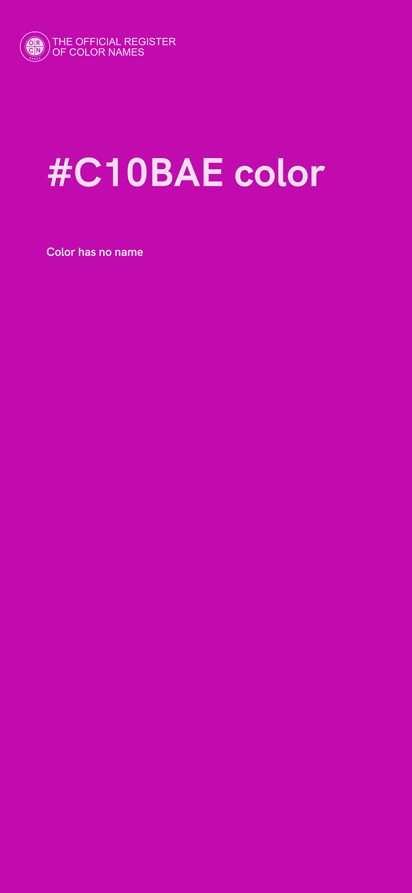 #C10BAE color image