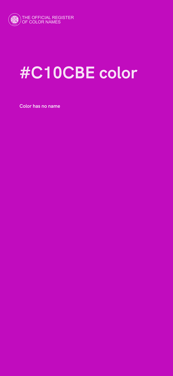 #C10CBE color image