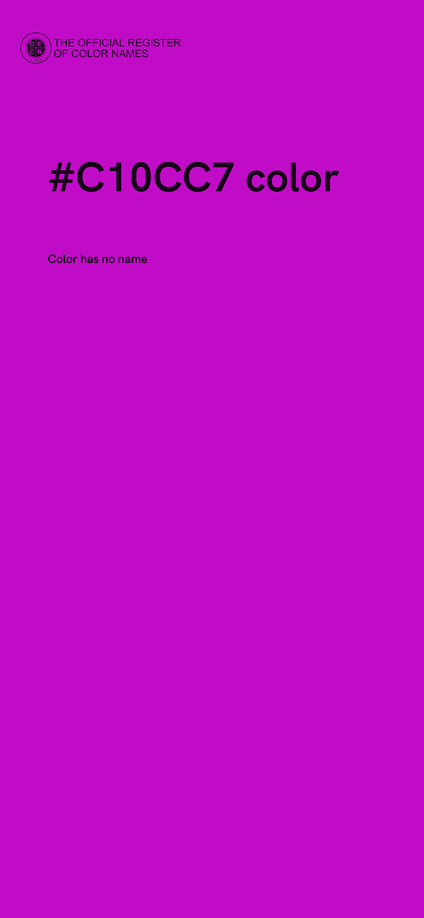 #C10CC7 color image