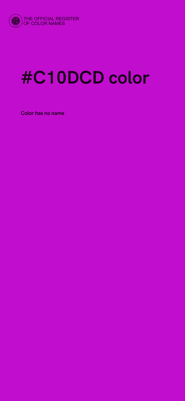 #C10DCD color image