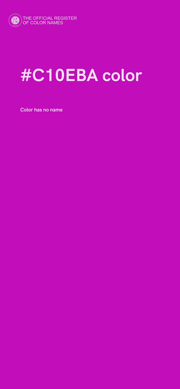 #C10EBA color image