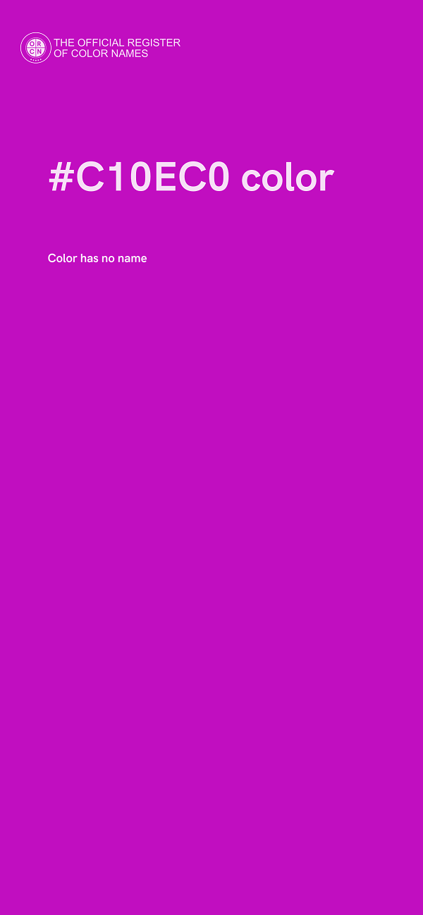 #C10EC0 color image