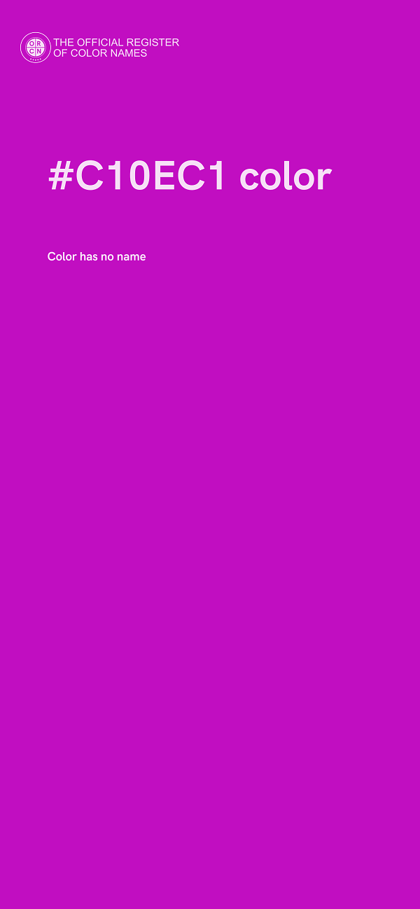 #C10EC1 color image