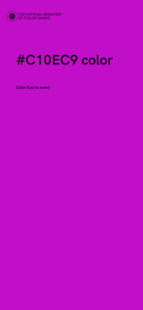 #C10EC9 color image