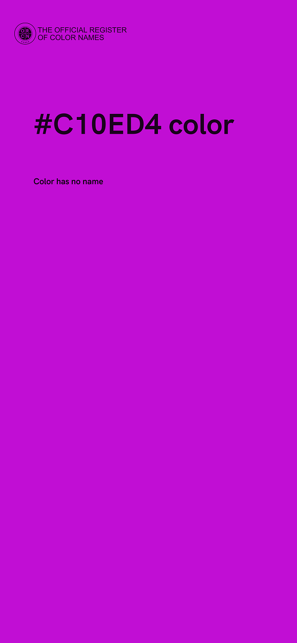 #C10ED4 color image