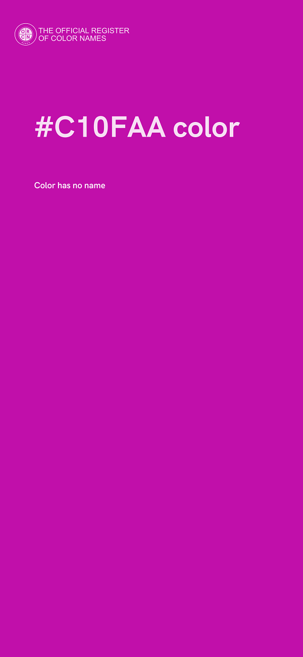 #C10FAA color image