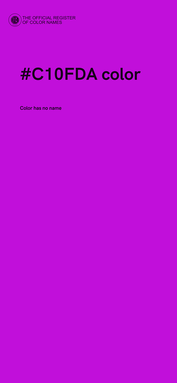 #C10FDA color image