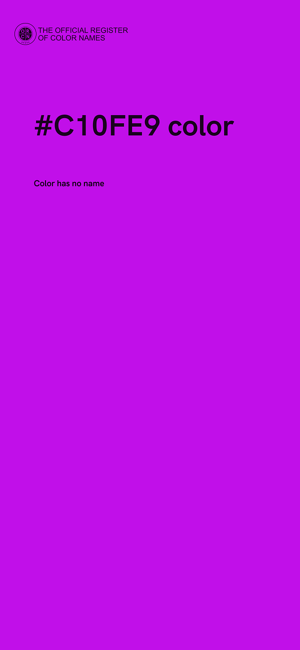 #C10FE9 color image
