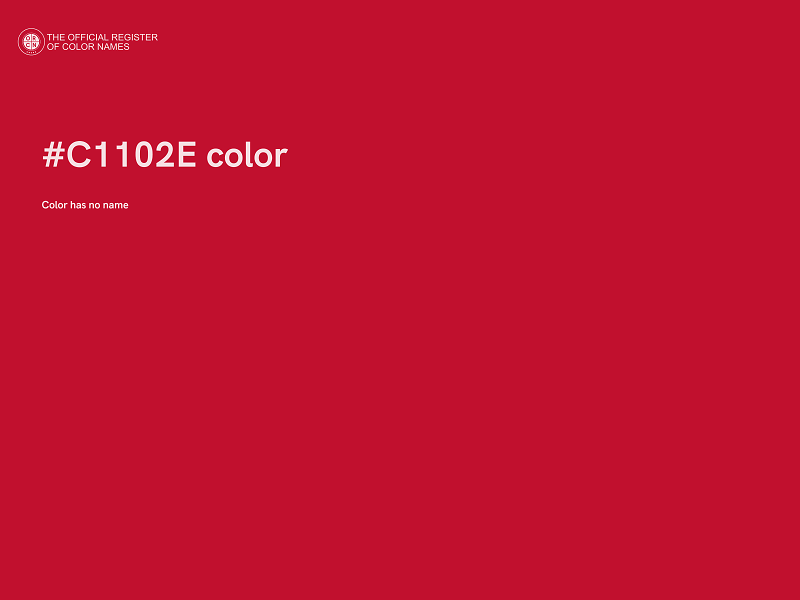 #C1102E color image