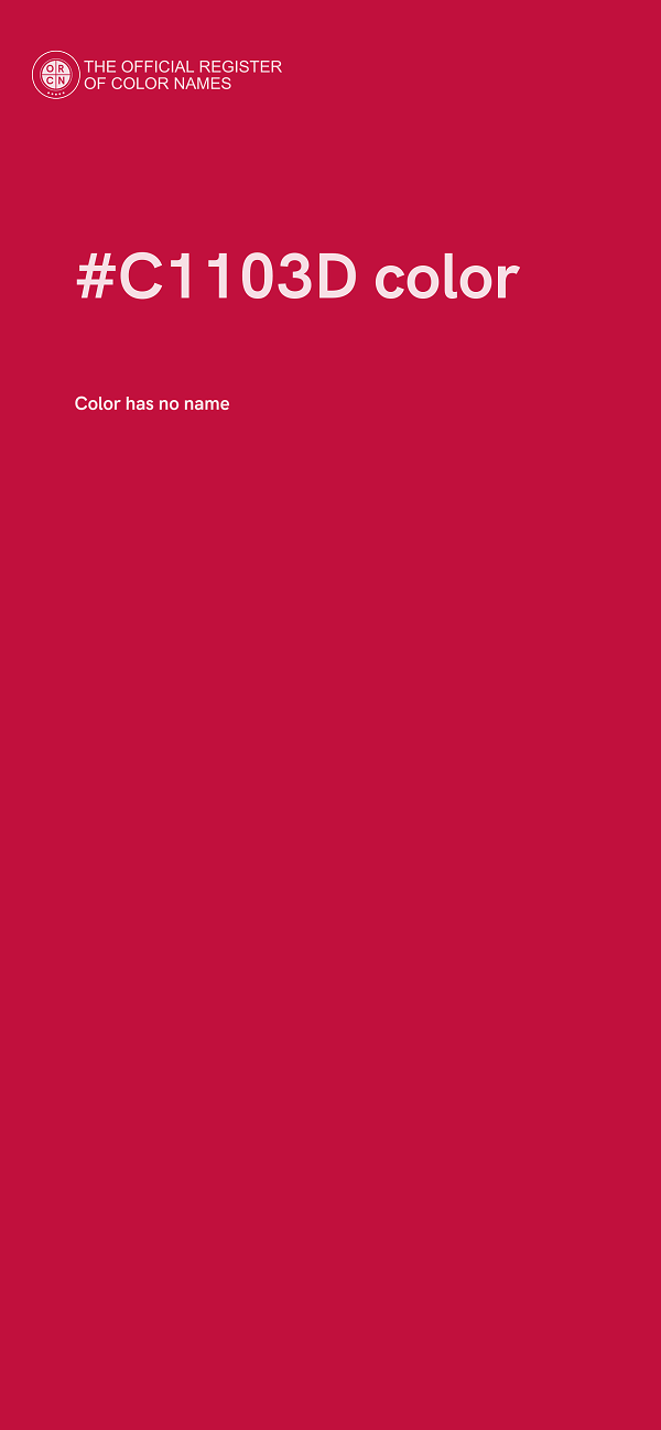 #C1103D color image