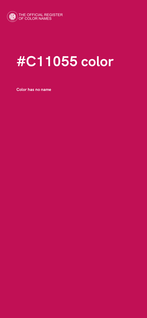 #C11055 color image