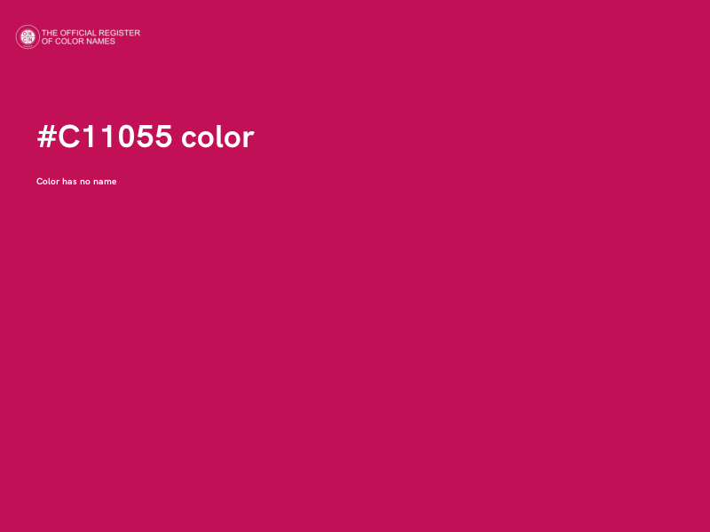 #C11055 color image