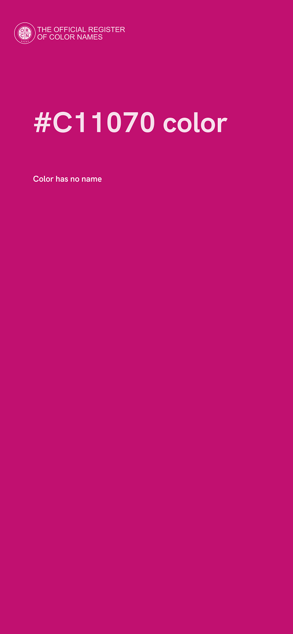 #C11070 color image