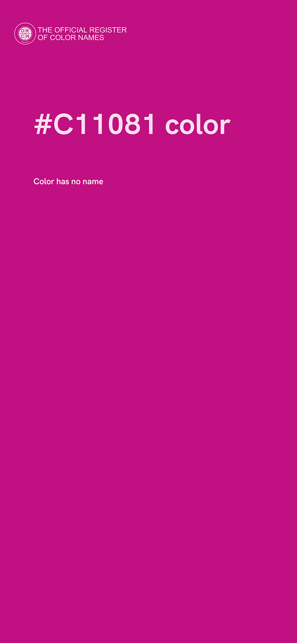 #C11081 color image