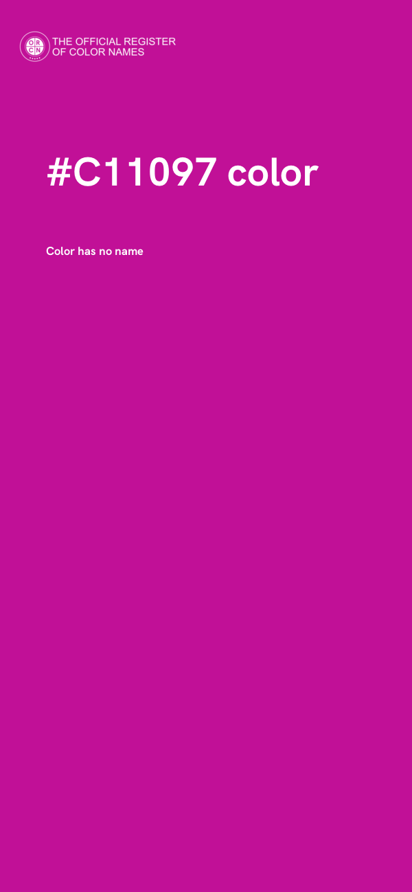 #C11097 color image