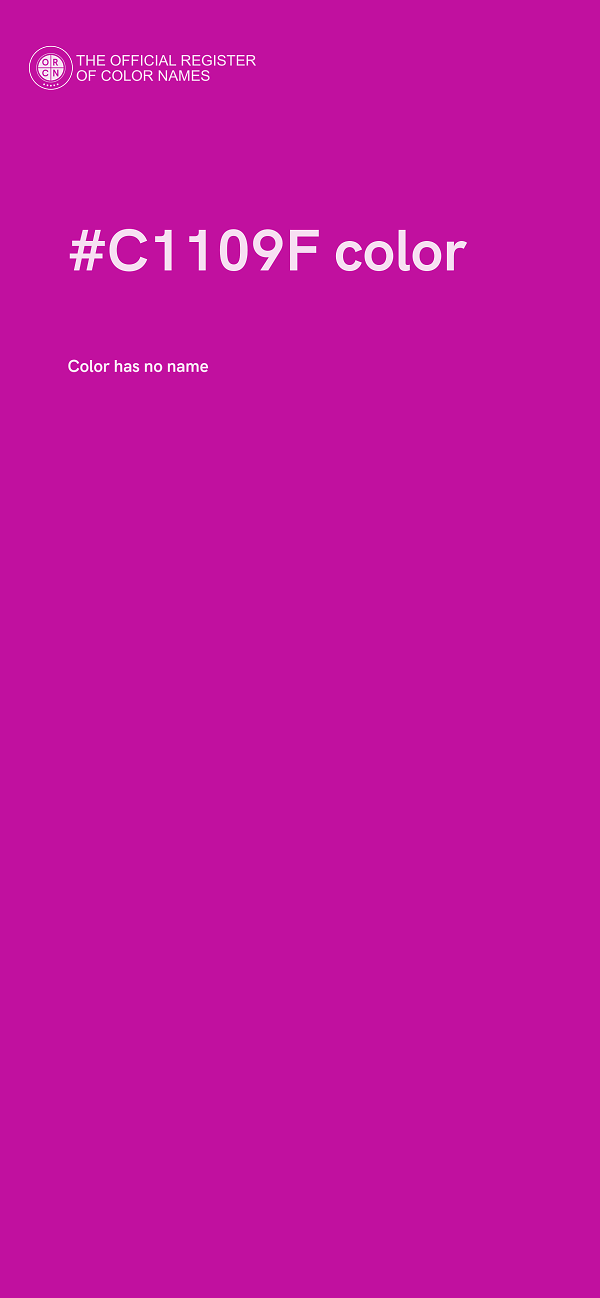 #C1109F color image
