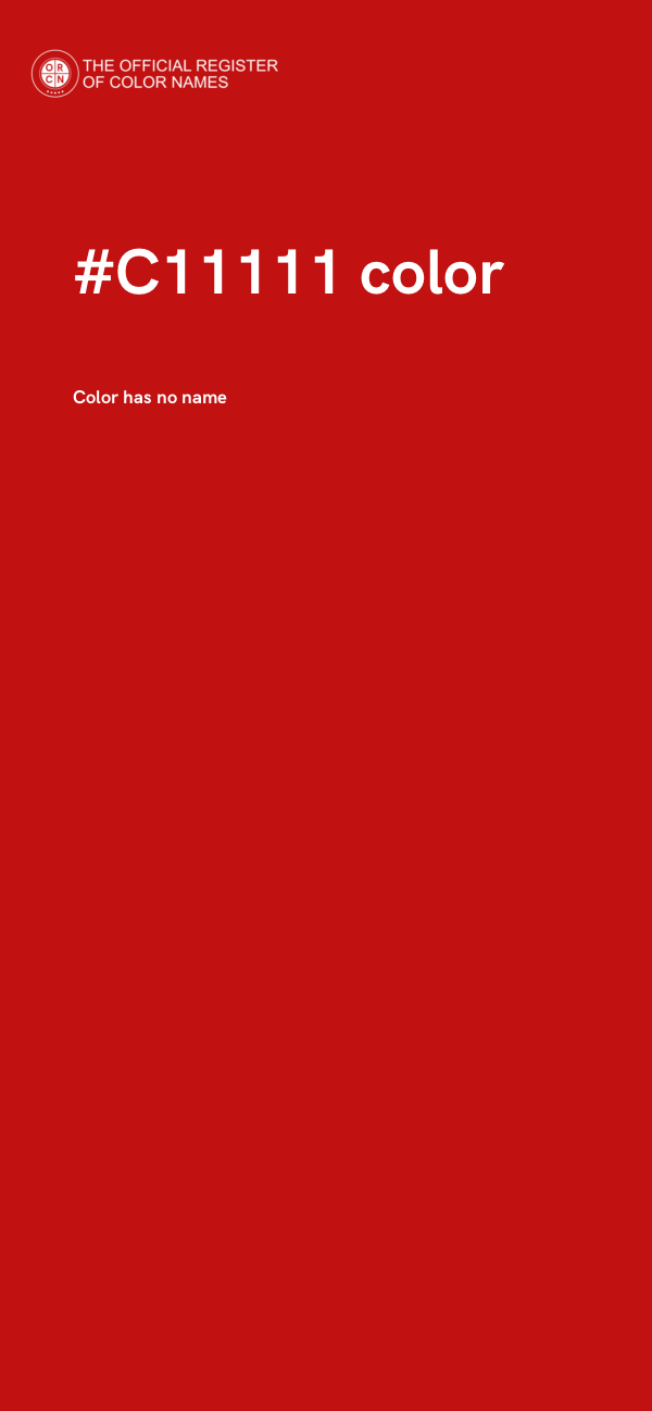 #C11111 color image